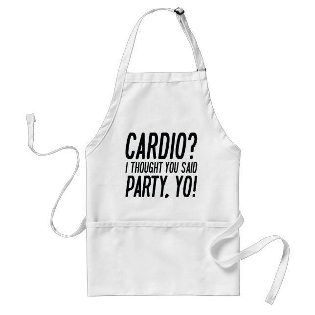 Cardio Party Yo Standard Apron (Front)