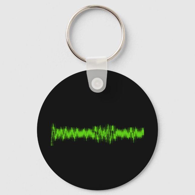 Cardiogram Key Ring (Front)