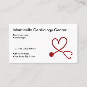 Cardiologist Cardiology Centre Business Card