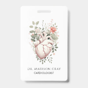 Cardiologist Doctor ID Badge