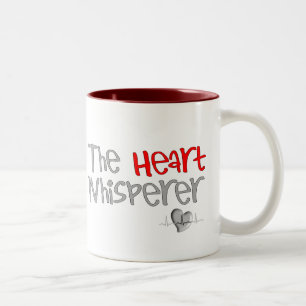 Cardiologist Gifts "The Heart Whisperer" Two-Tone Coffee Mug