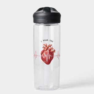 cardiologist heart doctor cardiology I Hear You Water Bottle