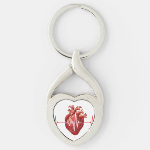 Cardiologist Heart Doctor Cardiology medical Nurse Key Ring