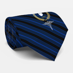 Cardiologist   Heart Doctor Customised Navy Tie