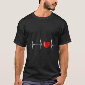 Cardiologist Heart Ekg Heartbeat Pulseline Cardiol T-Shirt