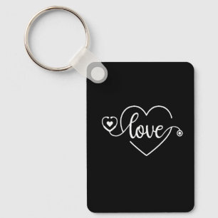 Cardiologist Nurse Heartbeat Nursing School Studen Key Ring