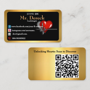 Cardiologists business card