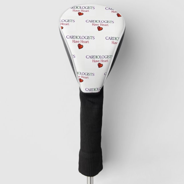 Cardiologists Have Heart Golf Head Cover (Front)