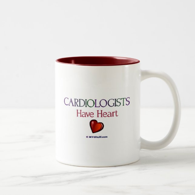 Cardiologists Have Heart Two-Tone Coffee Mug (Right)