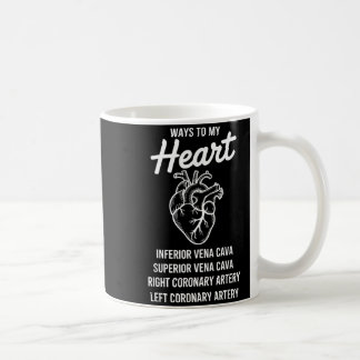 Cardiology Art for Men Women Cardiac Nurse Coffee Mug