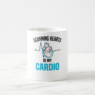 Cardiology Cardiologist Heart Heartchair Heartbeat Coffee Mug
