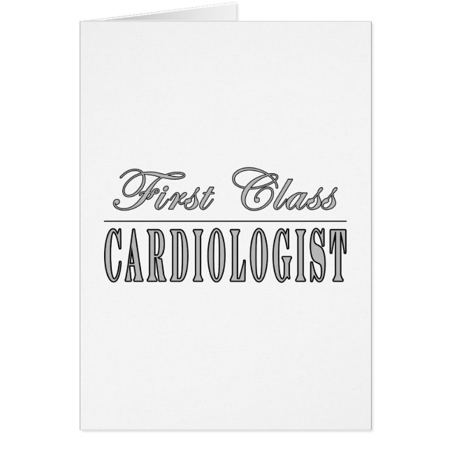 Cardiology Cardiologists First Class Cardiologist (Front)