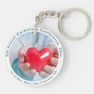 Cardiology Cardiothoracic Medical Conference Key Ring