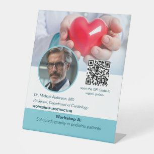 Cardiology Cardiothoracic Medical Conference Pedestal Sign