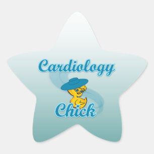 Cardiology Chick #3 Star Sticker