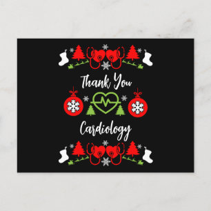 Cardiology Christmas Medical Staff Gifts Postcard