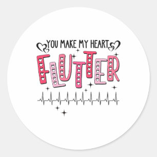 Cardiology Cvicu Cardiac Nurse Cardiovascular Nurs Classic Round Sticker