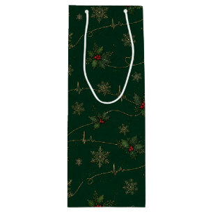 Cardiology EKG ECG Electrocardiogram Christmas Bag