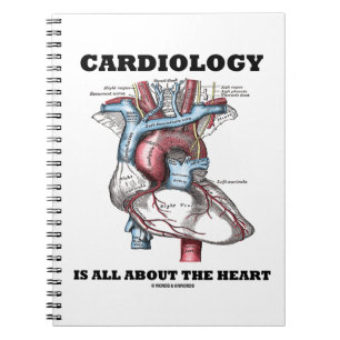 Cardiology Is All About The Heart (Anatomical) Notebook