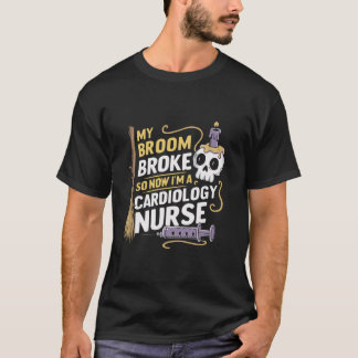Cardiology Nurse Halloween Spooky Nursing Trick Or T-Shirt