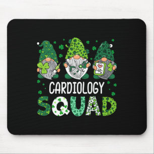 Cardiology Nurse Squad St Patricks Day Gnome Nurse Mouse Pad