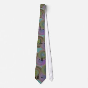 Cardiology Tie, Artsy QRS Design Tie