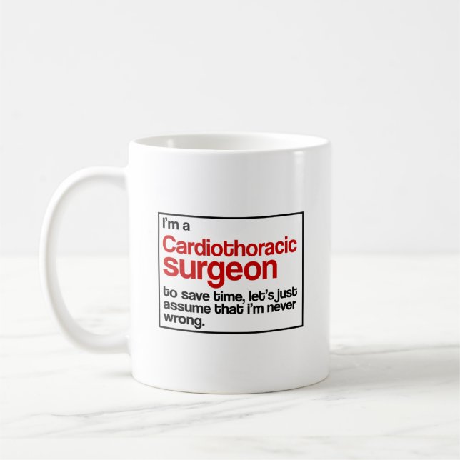 Cardiothoracic Surgeon Coffee Mug (Left)