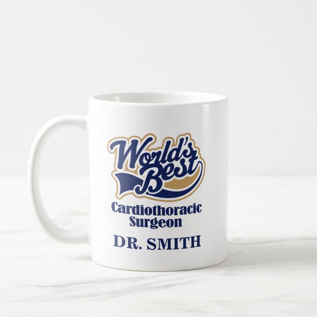 Cardiothoracic Surgeon Personalised Mug Gift (Left)