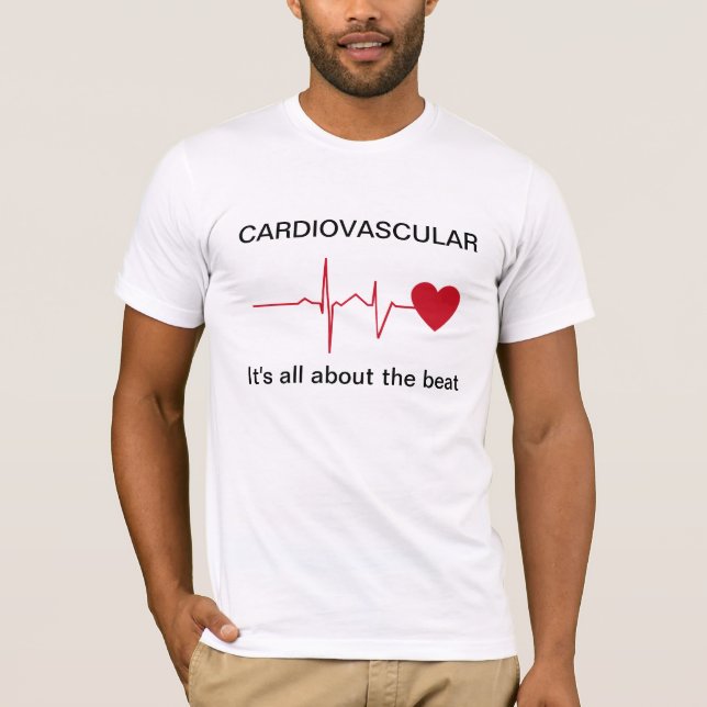 Cardiovascular Heart Health Tshirts (Front)