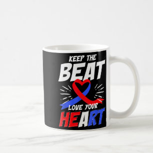 Cardiovascular Support Wear Red Heart Health Aware Coffee Mug