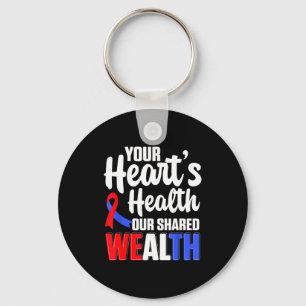 Cardiovascular Support Wear Red Heart Health Aware Key Ring