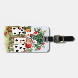 Cardmen Paint the Queen Roses in Wonderland Luggage Tag