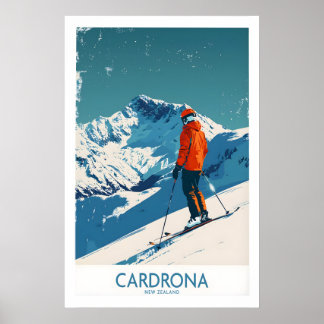 Cardrona Ski Print - New Zealand 1