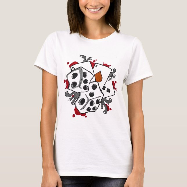 Cards and Dice T-Shirt (Front)