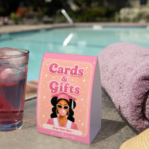 Cards and Gifts Black Girl Pink Graduation