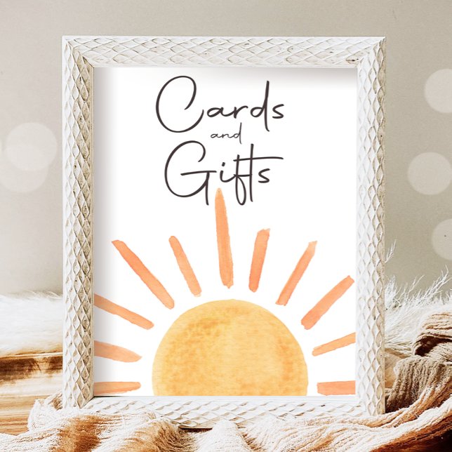 Cards and Gifts Boho Little Sunshine Party Poster (Creator Uploaded)