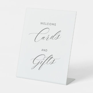 Cards and Gifts Display Table Sign