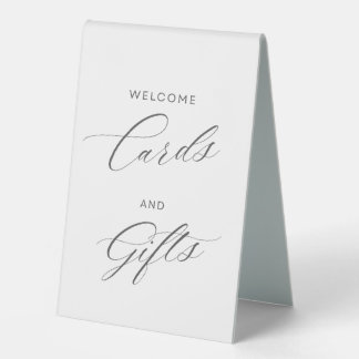 Cards and Gifts Display Table Sign