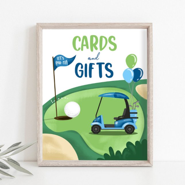 Cards and Gifts Golf Par-Tee Boy Birthday Sign (Creator Uploaded)