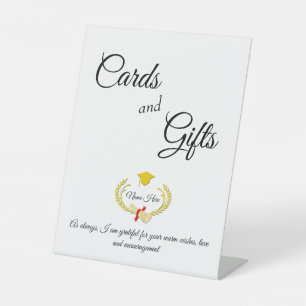 Cards and Gifts Graduation Pedestal Sign