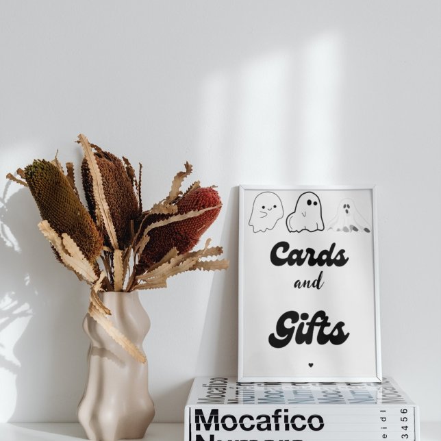 Cards and Gifts Halloween ghost baby shower game Poster (Creator Uploaded)