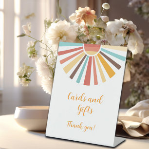 Cards and Gifts Little Ray of Sunshine Baby Shower Pedestal Sign