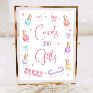 Cards and Gifts Mani-Pedi Party Manicure Pedicure Poster