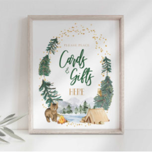 Cards and Gifts Party Sign