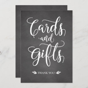 Cards and Gifts Rustic Wedding Sign