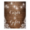 Cards and Gifts | Rustic Wood String Lights