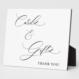 Cards and Gifts scripture Wedding Tabletop Plaque