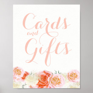 Cards and Gifts Sign (8x10)