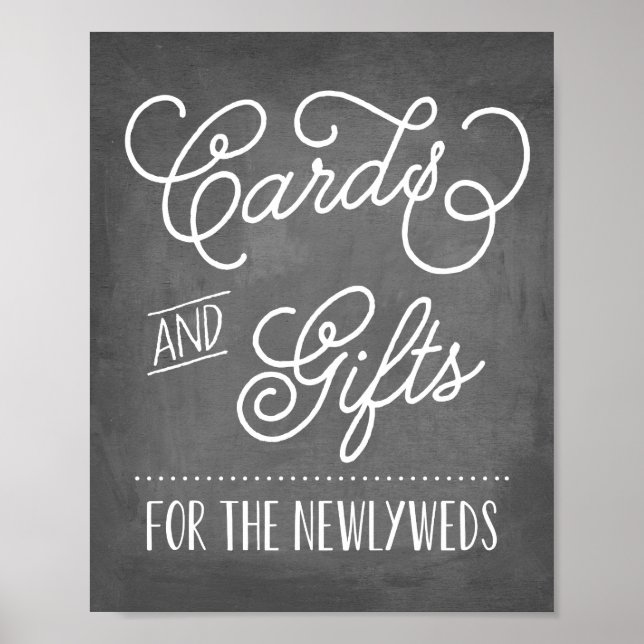 Cards and Gifts Sign | Wedding Decor (Front)