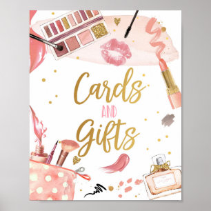 Cards and Gifts Spa Party Makeup Glamour Girl Post Poster